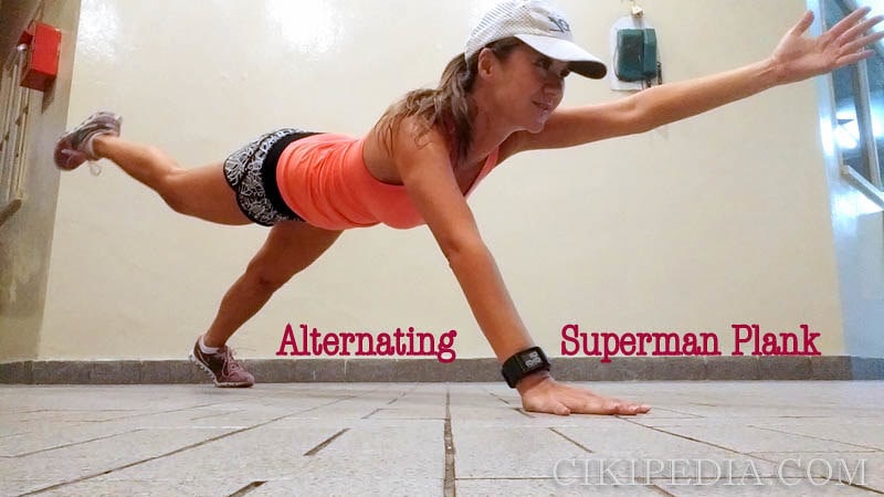 How to do Superman Plank Exercise